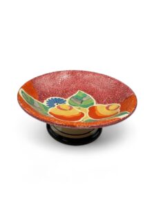 Clarice Cliff NUAGE ROSE tazza, 18cm diameter. Hand painted, Art Deco, circa 1931.