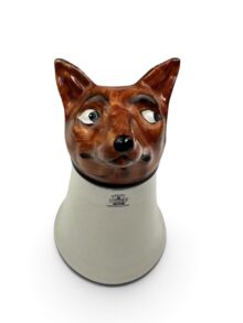 Maling Pottery vintage FOX HEAD stirrup cup, circa late 1920s/early 1930s. Rare!