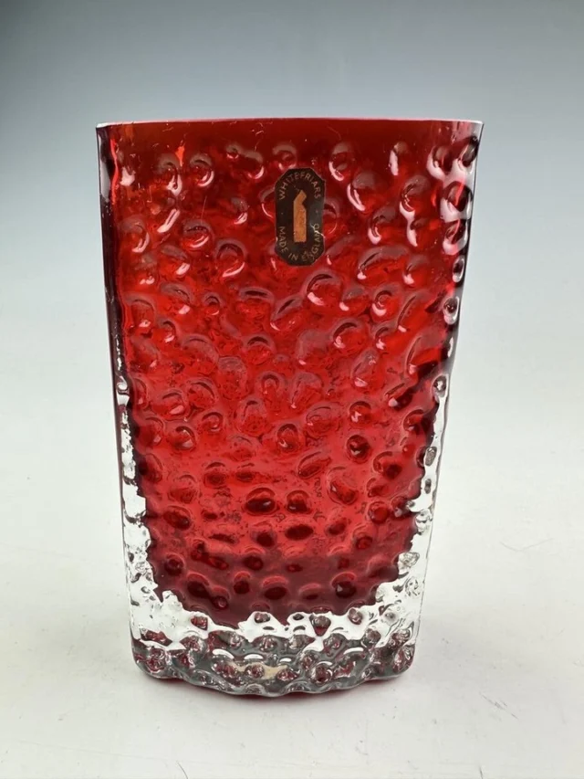 Check out WHITEFRIARS large bow-front nailhead vase in Ruby red (9809), 16cm high, 9cm ..., the latest item I added on eBay! #eBay #eBaySeller #whitefriarsglass #decojoe
https://www.ebay.co.uk/itm/306278414879?mkcid=16&mkevt=1&ssspo=yTOGbJYuQxK&ssuid=yTOGbJYuQxK&media=IG&mkrid=711-127632-2357-0&widget_ver=freya&sssrc=4256139&jobId=95bc6c56-c5cb-4931-b2e1-ff0a972f9ebe
